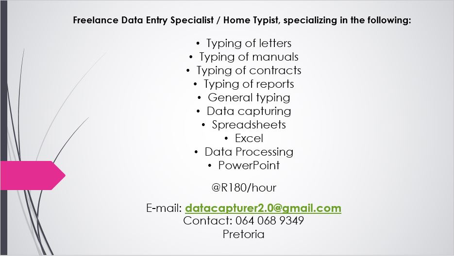 Data Entry